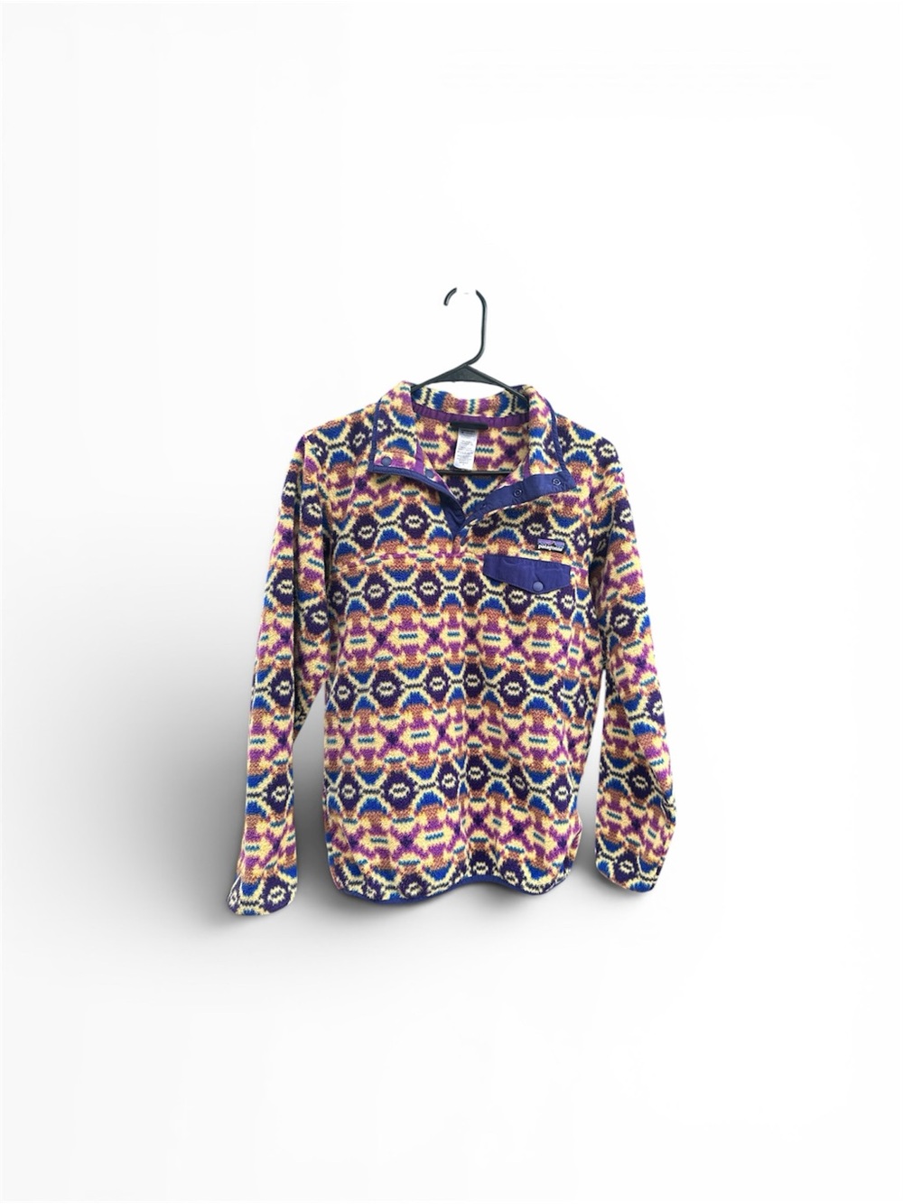 Colorful Patagonia Patterned Pullover Fleece